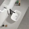 Aufsatzwaschbecken aus Keramik, weiß, oval, glänzend, 37 x Produktbild-Vorschau 4