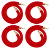 Lot de 4 cordons de délimitation en velours rouge SucceBuy Voir les images du produit 1