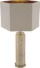Casa Padrino Luxus Tischleuchte Beige / Antik Messing / Produktbild-Vorschau 3