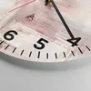 Wanduhr - Rund - Glasuhr - Verschwommen Abstraktion Modern Produktbild-Vorschau 5