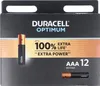 A product package for Duracell Optimum AAA batteries. Produktbild-Vorschau