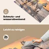KitchenYeah© Herdabdeckplatte Pferde - Sonne - Meer - Produktbild-Vorschau 2