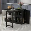 MODFU Meuble Bar Pivotant 360° avec Espaces de Rangement, Voir les images du produit 1