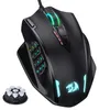 Redragon M908 Impact RGB LED MMO Maus mit Seitentasten, Produktbild-Vorschau 1