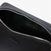 LACOSTE kožená taška cez rameno Chantaco Reporter Bag Noir Náhľad obrázku produktu 11