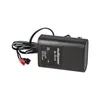A black battery charger with cables and connectors. Produktbild-Vorschau