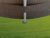 Ovaler Stahl-Super-Rattanpool 427 x 275 x 100 cm Produktbild-Vorschau 13