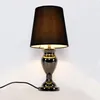 Moderne Tischlampe H:48cm Schwarz Tischleuchte Lampe Produktbild-Vorschau 5