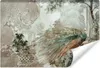 Muralo Selbstklebende Fototapete PFAU Ornamente Bäume Produktbild-Vorschau 1