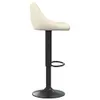 vidaXL Tabouret de bar 2 pcs. velours crème - Tabouret de Voir les images du produit 18