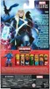 The back of a Hasbro Marvel Legends Thor action figure packaging, showing the figure, other figures in the build-a-figure series, and product information. Produktbild-Vorschau