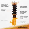 Gewindefahrwerk for Toyota Corolla E90 E100 E110 AE92 AE101 Produktbild-Vorschau 9