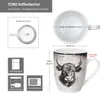 Toro 6x Kaffeebecher 280ml 6 Pers Geschirr Tee-Tasse Kuh Produktbild-Vorschau 6