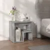 vidaXL Nočný stolík Grey Sonoma 40x30x40 cm odvodený Náhľad obrázku produktu 2