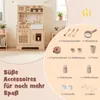COSTWAY Cucina per bambini, cucina giocattolo con fornelli Anteprima dell’immagine prodotto 4