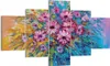 Bild auf Leinwand - Leinwandbild - 5 Teile - Blumenstrauß Produktbild-Vorschau 1