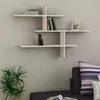 DECORTIE Leo Modernes schwimmendes Regal Weiß 123 x 22 x 81 Produktbild-Vorschau 2
