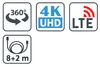 Evolveo TDE Jade 3, Draußen, Weiß, 10 m, 48 dBi, DVB-T, Produktbild-Vorschau 7