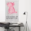 Mr. & Mrs. Panda Wandbild Axolotl Niedlich - Grau Pastell - Produktbild-Vorschau 4