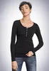 Schiesser Damen Henley 1/1 - Berta Gr. 34  weiss Produktbild-Vorschau 1