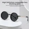 1–9 Gänge verstellbare Tönung Sonnenbrille Retro runde Produktbild-Vorschau 4