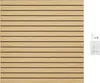 SucceBuy 4 x 4 ft SlatWall revêtement, MDF mur de garage à Voir les images du produit 1