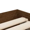 The Living Store Bettgestell mit Schubladen Braun Produktbild-Vorschau 8