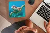 MuchoWow® Mauspad Mousepad Meeresschildkrötenschwimmen auf Produktbild-Vorschau 3