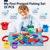 Jeu éducatif de pêche magnétique de 22 pièces – MONTIFISH Voir les images du produit 2