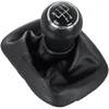 VW Lupo 98-05 SCHWARZER Schaltknauf + Schaltmanschette 12mm Produktbild-Vorschau 1