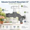 BRADAS Valvola da giardino 1/2", tappo 3/4" LINEA BIANCA Anteprima dell’immagine prodotto 6