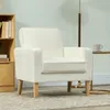 Fauteuil de salon Fauteuil rembourré capitonné avec Voir les images du produit 2