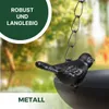 TOPANBIETER 999 Vogelstation rund Metall wetterfest für Produktbild-Vorschau 4