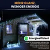 LED-Eisregen-Lichterkette LED Beleuchtung Lichterkette Produktbild-Vorschau 3