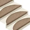 vidaXL Samolepiace rohože na schody 5 ks. Krémová 56x17x3cm Náhľad obrázku produktu 7
