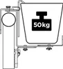 Držiak na kvetináč geli TYP U kov 20 x 6,5 cm terakota Náhľad obrázku produktu 3