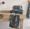 PIP Studio Handtuch Secret Garden Blue 55x100 cm Produktbild-Vorschau 2