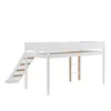 Kinderhochbett mit Rutsche, abnehmbarem Regal, sicherer Produktbild-Vorschau 12