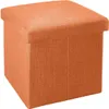 Intirilife Skládací taburet 30x30x30 cm v barvě MANDARINES Náhled obrázku produktu 1