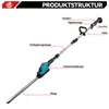 Akku-Heckenschere mit Teleskopstange 3000 U/min, 600W,270cm Produktbild-Vorschau 2