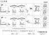 Instructional diagrams for installing a ceiling light fixture, showing different models and steps. Náhľad obrázku produktu