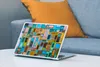MuchoWow® Laptop Aufkleber Sticker Cover Türen - Blau - Produktbild-Vorschau 4