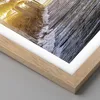Gerahmtes Poster - Rahmen in heller Eiche - Strand Palmen Produktbild-Vorschau 2