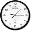 MONZANA® Funk Wanduhr Ø 31cm – Geräuscharm & Modern Produktbild-Vorschau 1