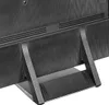 Close-up view of the back of a television stand. Produktbild-Vorschau