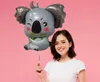 Koalabär Folienballon Tiere Geburtstag Party Dschungel Produktbild-Vorschau 2