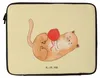 Mr. & Mrs. Panda Notebooktasche Katze Wolle 33 x 42 cm - Produktbild-Vorschau 4