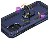 A blue phone case with a ring holder is shown from a diagonal angle. Produktbild-Vorschau