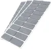 Adsamm® | 60 x selbstklebende Filzgleiter / Grau / 20x40 mm Produktbild-Vorschau 1