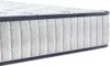 A close-up, side view of a white mattress with a dark gray border. Produktbild-Vorschau